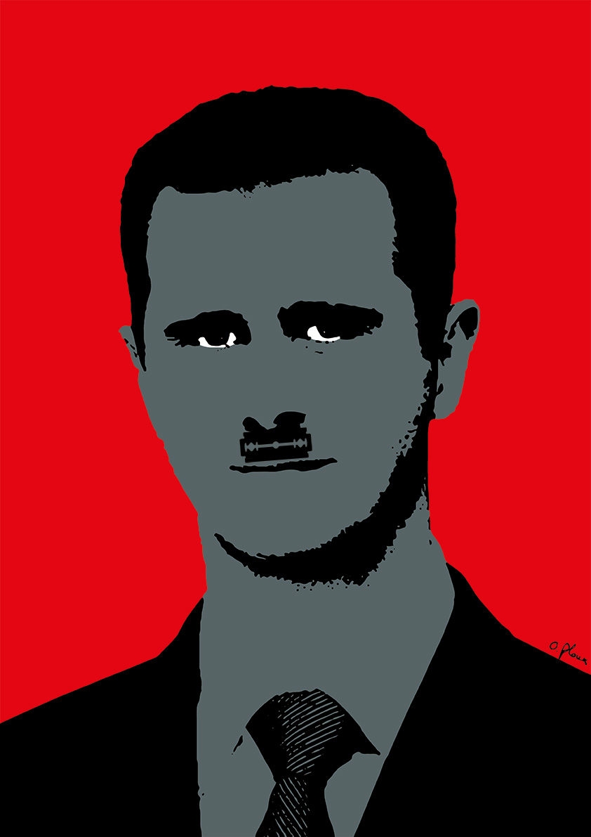 Bachar el Assad - Des Maux en images | Olivier Ploux - Graphisme & lllustration - Annecy