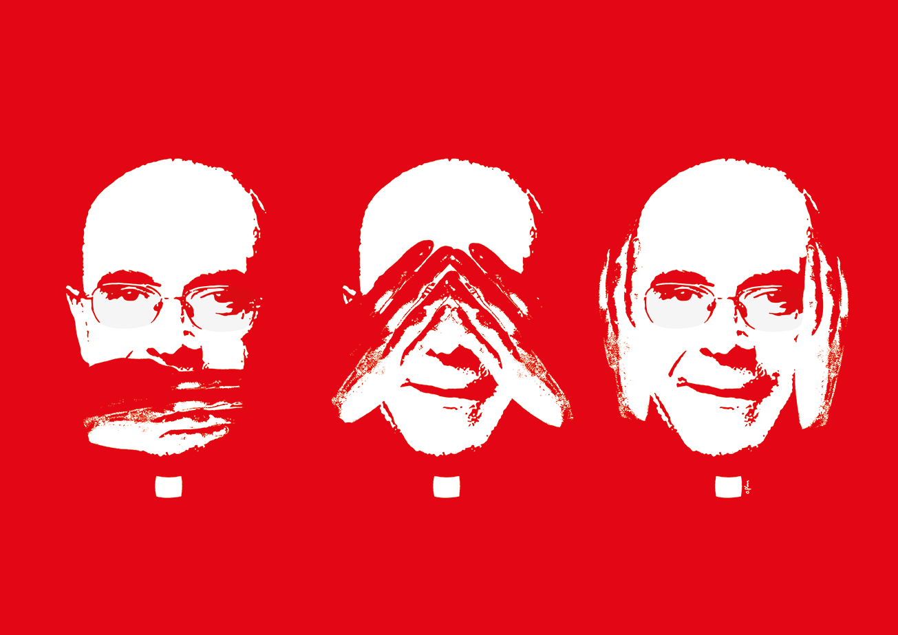 Cardinal Barbarin - Des Maux en images | Olivier Ploux - Graphisme & lllustration - Annecy