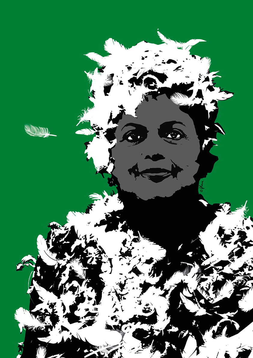 Dilma Rousseff - Des Maux en images | Olivier Ploux - Graphisme & lllustration - Annecy