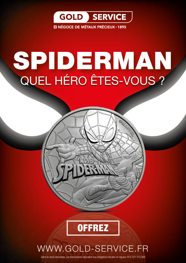 Spiderman | Gold Service - Achat Or - Olivier Ploux