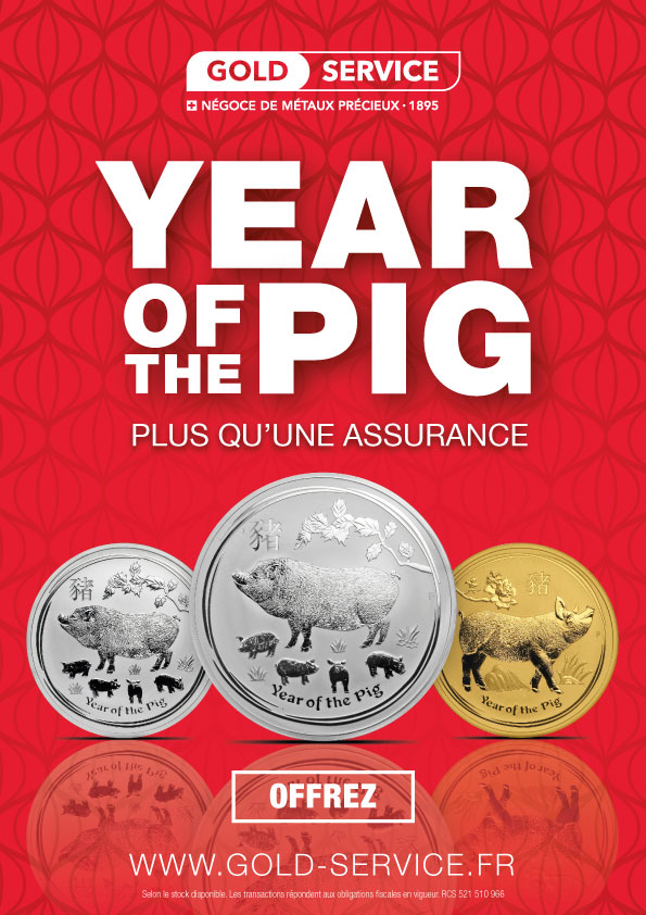 Year of the Pig | Gold Service - Achat Or - Olivier Ploux